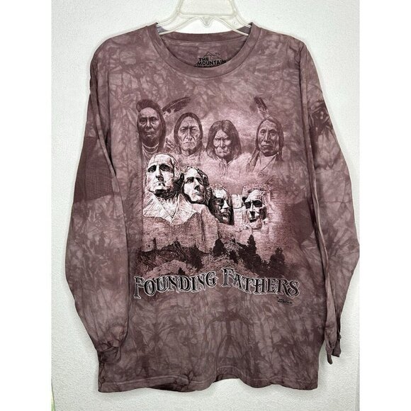 The Mountain Shirt Large David Behrens Founding Fathers Native American Vintage - Picture 1 of 10